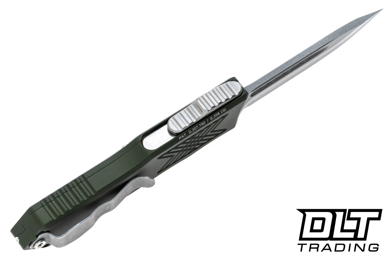 Guardian Tactical GTX-025 OTF Drop Point - Stonewashed Elmax Blade