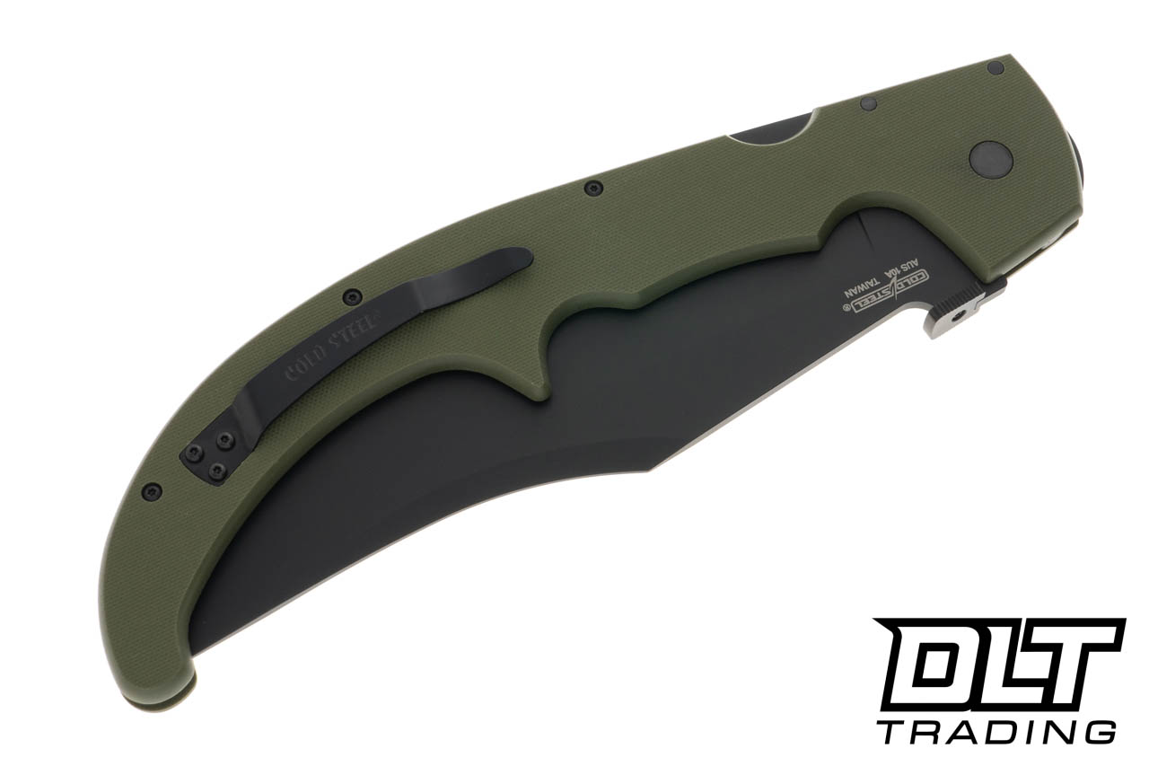 Cold Steel Espada XL | OD Green G-10 | Black Blade