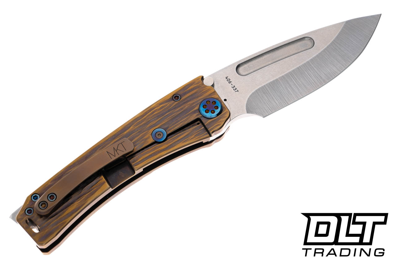 Medford Marauder H Drop Point - Tumbled MagnaCut - CuRose Bronze