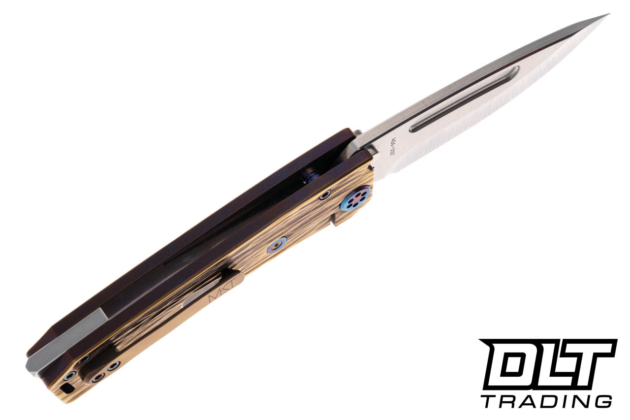 Medford Marauder H Drop Point - Tumbled MagnaCut - CuRose Bronze