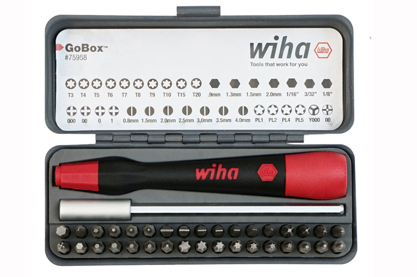 Wiha 36 Piece Gobox Precision Micro Bit Set - DLT Trading