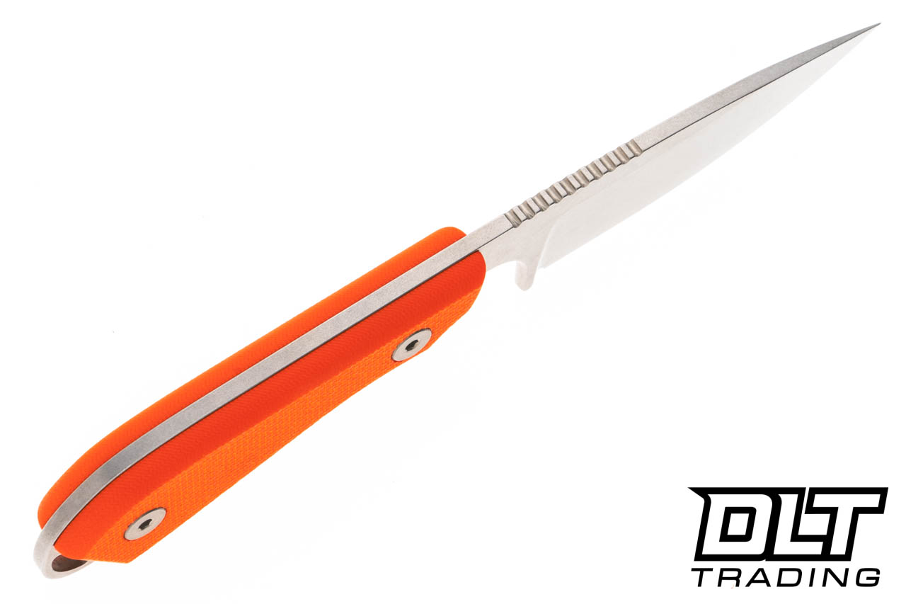 White River M1 Backpacker Pro - Orange Textured G-10