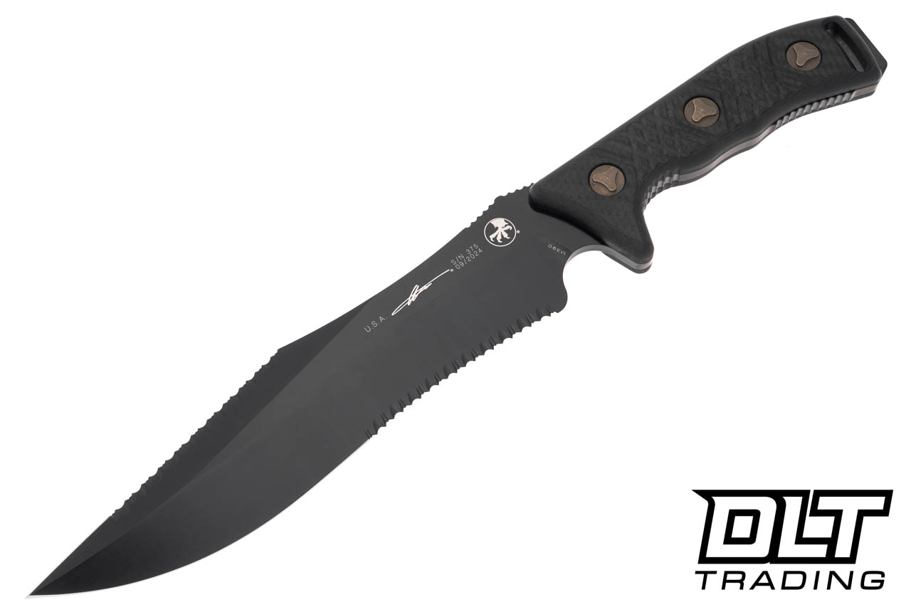 Microtech 104-3DLCCFS Arbiter - Carbon Fiber - Black DLC Blade