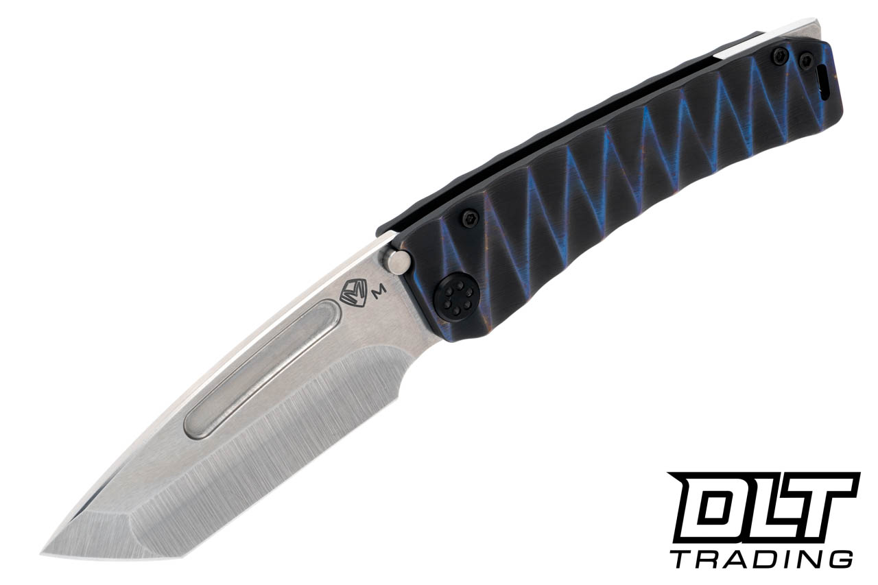 Medford Marauder H Tanto - Tumbled MagnaCut - Black with PenFlm