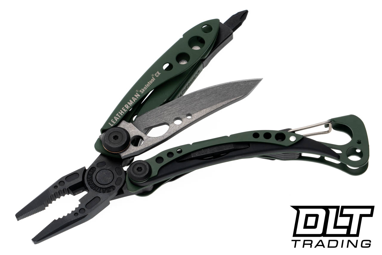 Leatherman Skeletool CX - OD Green Aluminum - DLT Trading