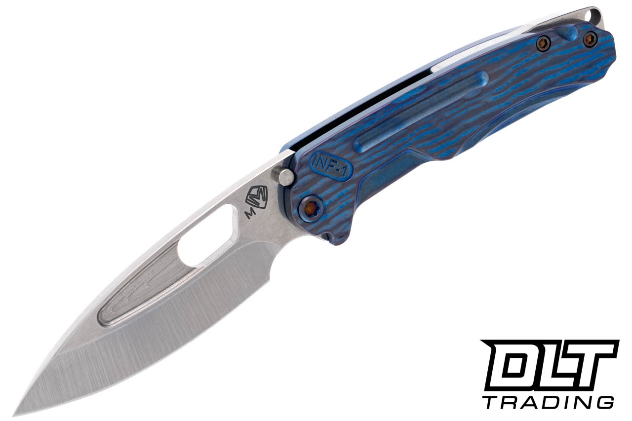 Medford Infraction Tumbled MagnaCut - Blue Violet Shou Sugi Ban