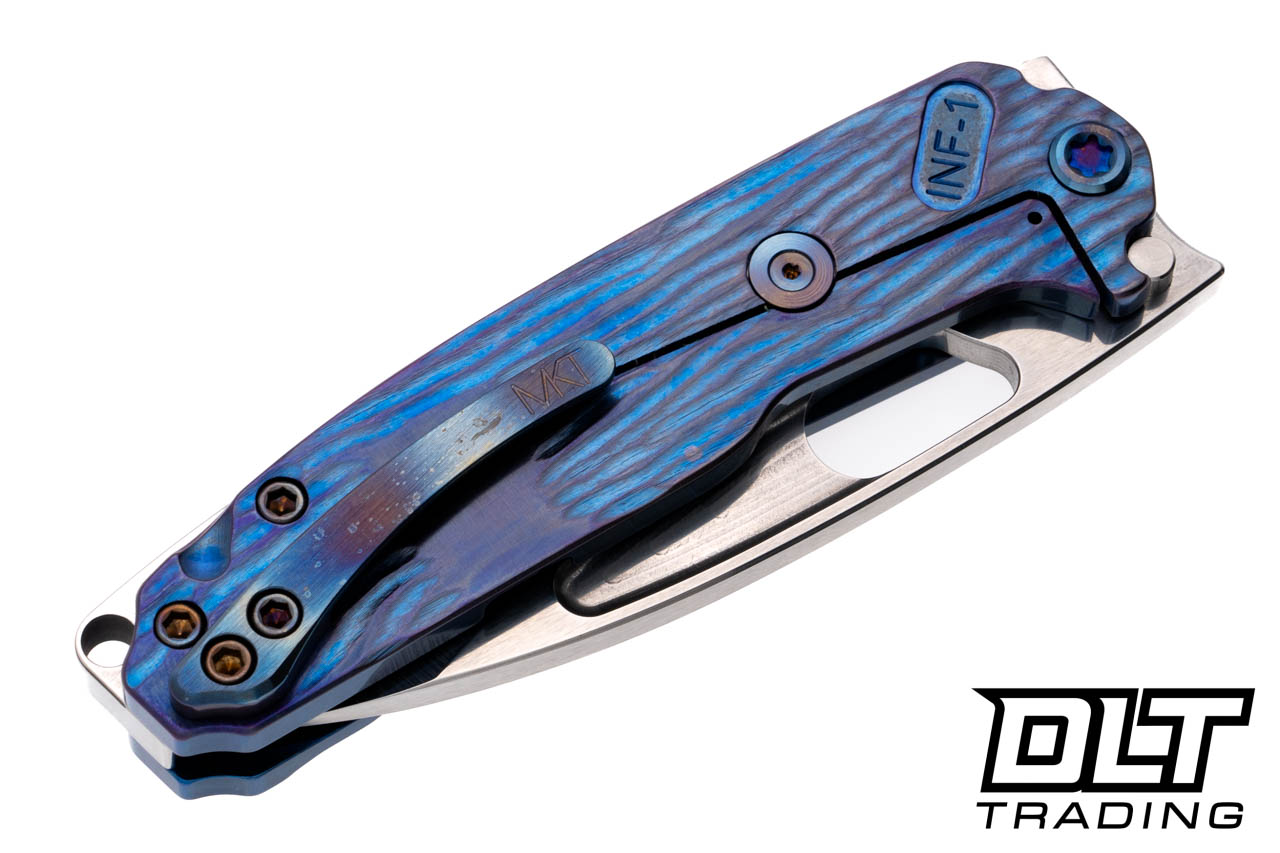 Medford Infraction Tumbled MagnaCut - Blue Violet Shou Sugi Ban