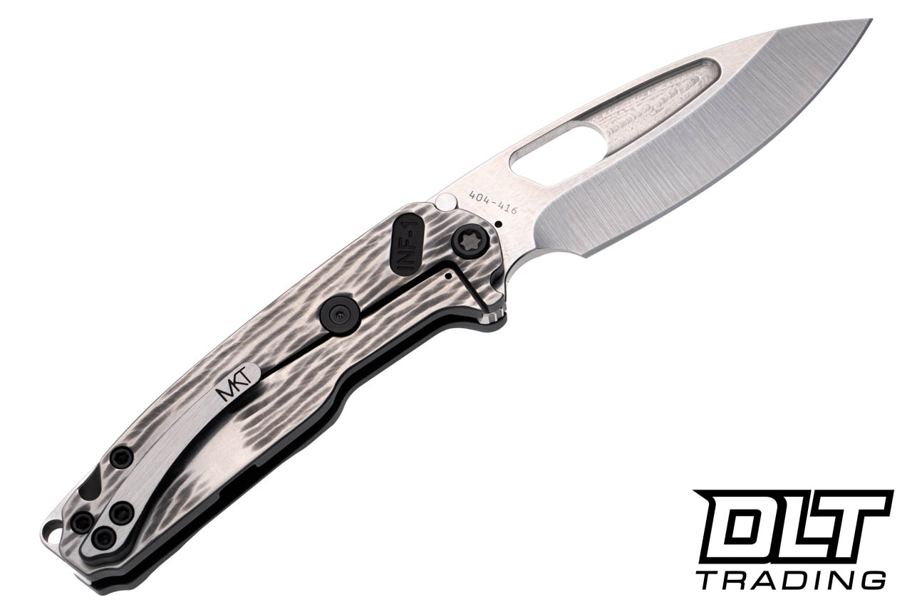 Medford Infraction Tumbled MagnaCut - Black Silver Shou Sugi Ban