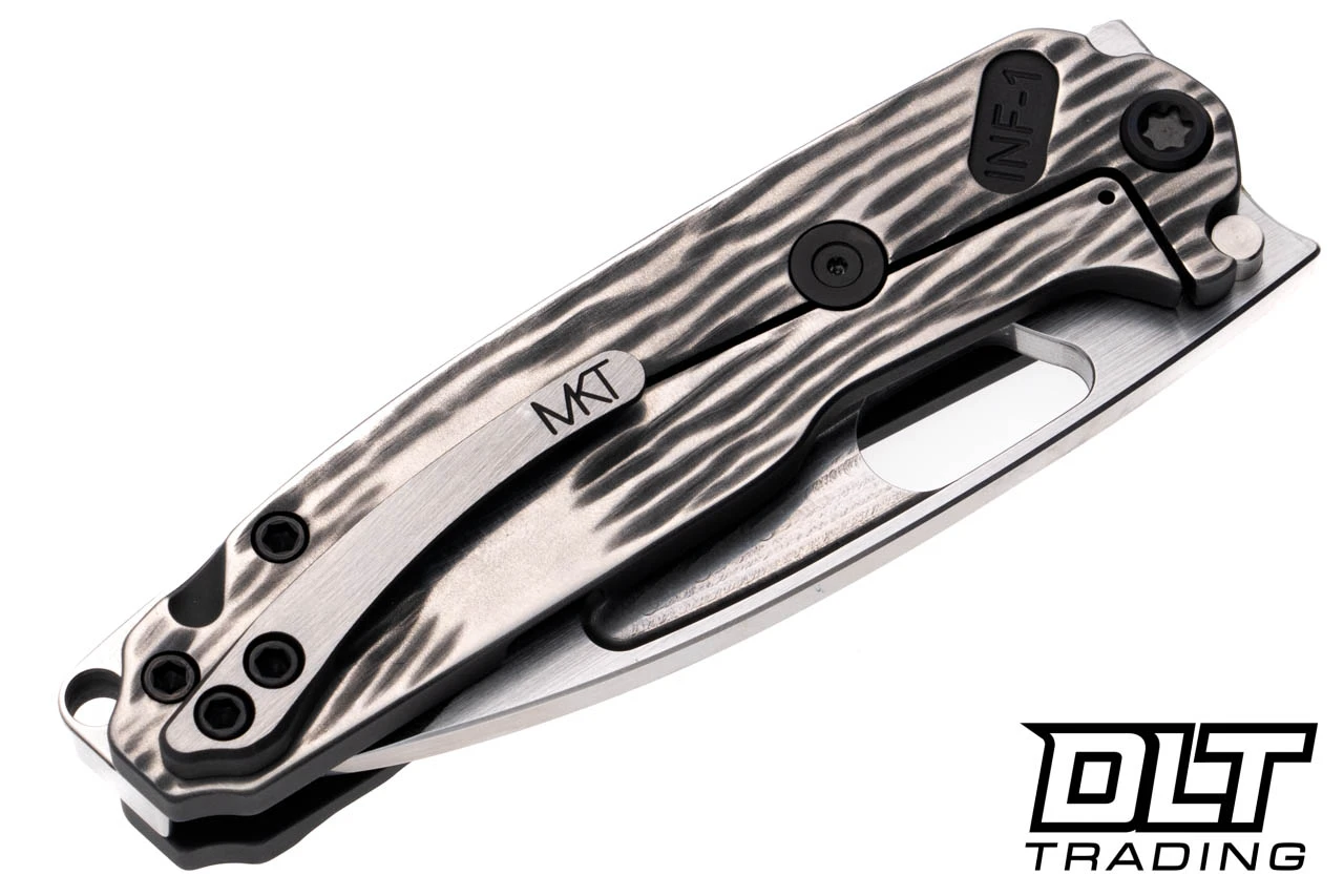 Medford Infraction Tumbled MagnaCut - Black Silver Shou Sugi Ban