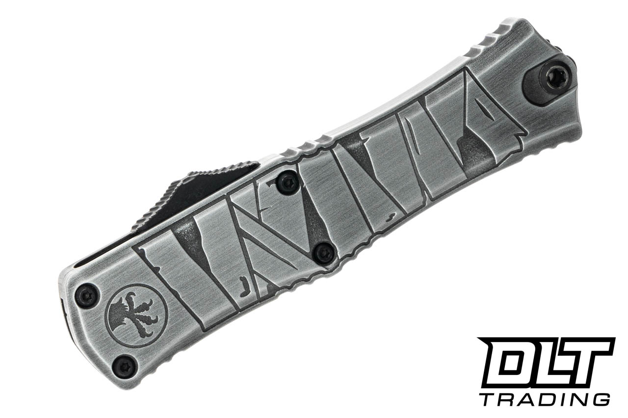 Microtech 1702M-1BMHWMYS Mini Hera D/E - Brushed Metal Mummy Wrap
