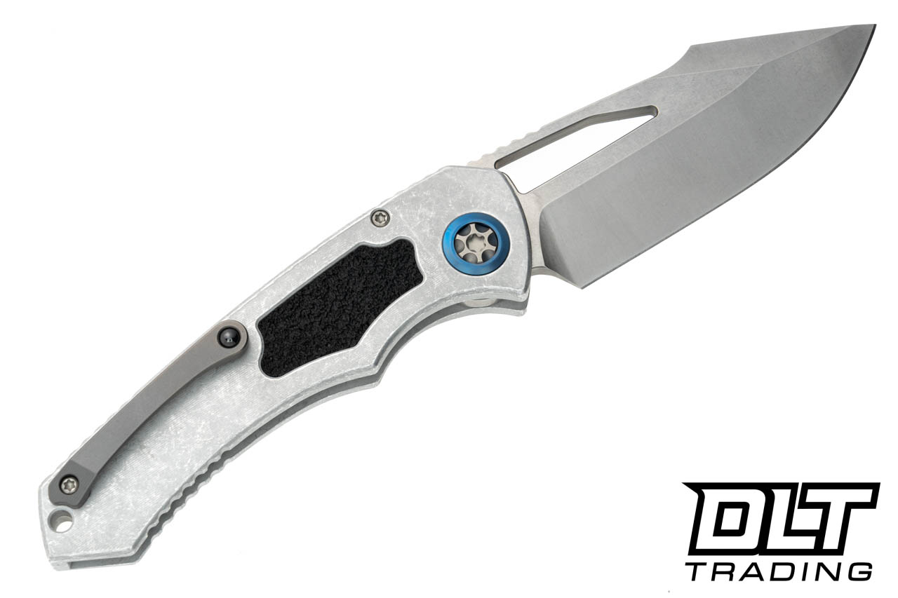 Heretic Pariah Manual - Stonewashed Drop Point MagnaCut Blade