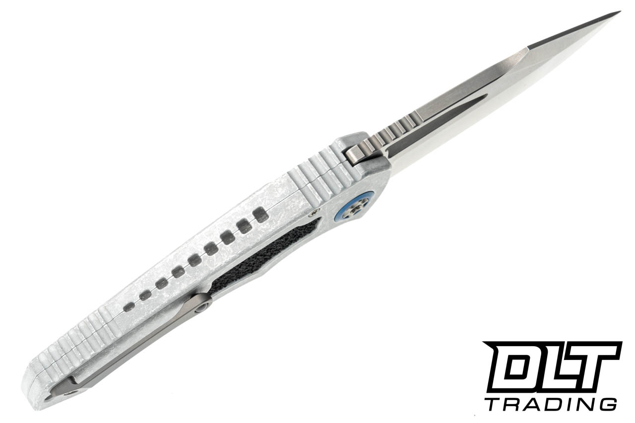 Heretic Pariah Manual - Stonewashed Drop Point MagnaCut Blade