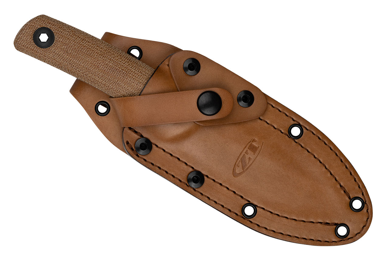 Zero Tolerance 0004 Fixed Blade - Natural Micarta - Cru-Wear Blade