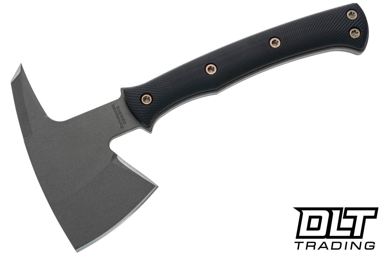 RMJ Tactical Pathfinder 80CrV2 - Tungsten Cerakote - Black G-10