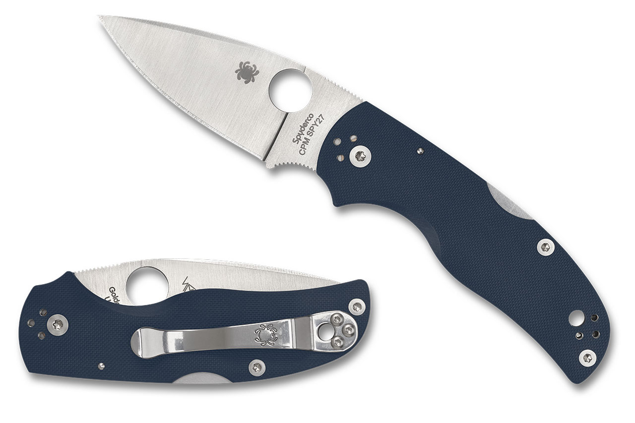 Spyderco C41GPCBL5 Native 5 - Cobalt Blue G-10 - SPY27 Blade