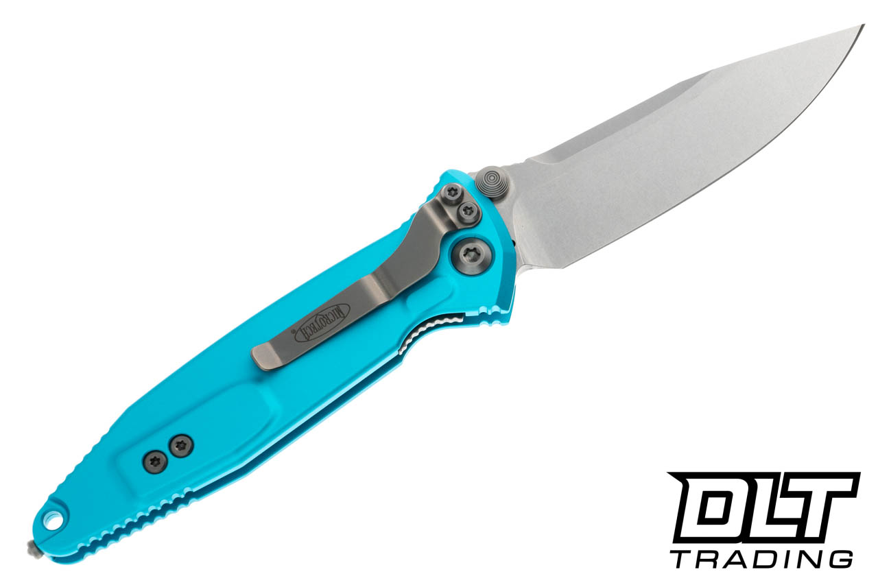 Microtech 160-10TQ Socom Elite S/E - Turquoise Handle