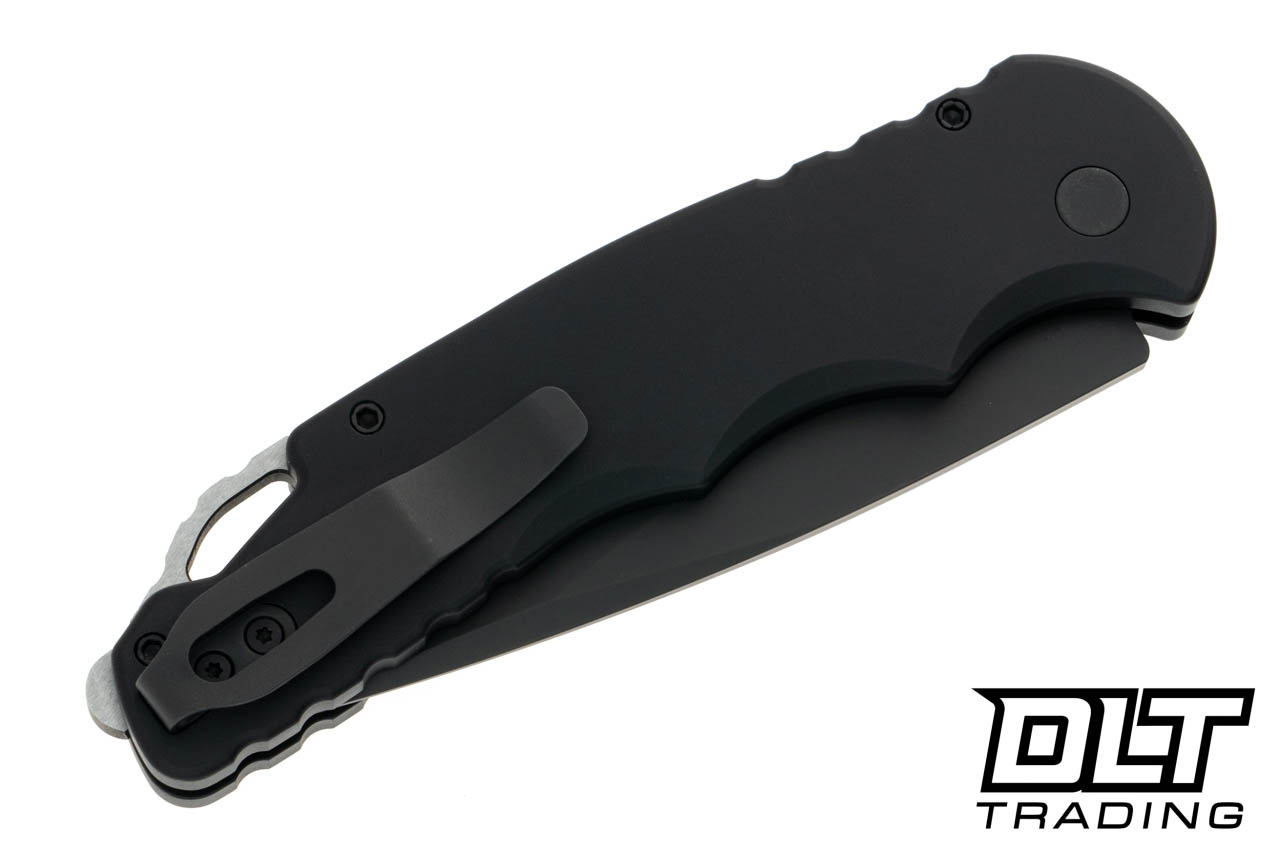 Pro-Tech TR-4 - Black Handle - Black MagnaCut Blade - DLT Trading