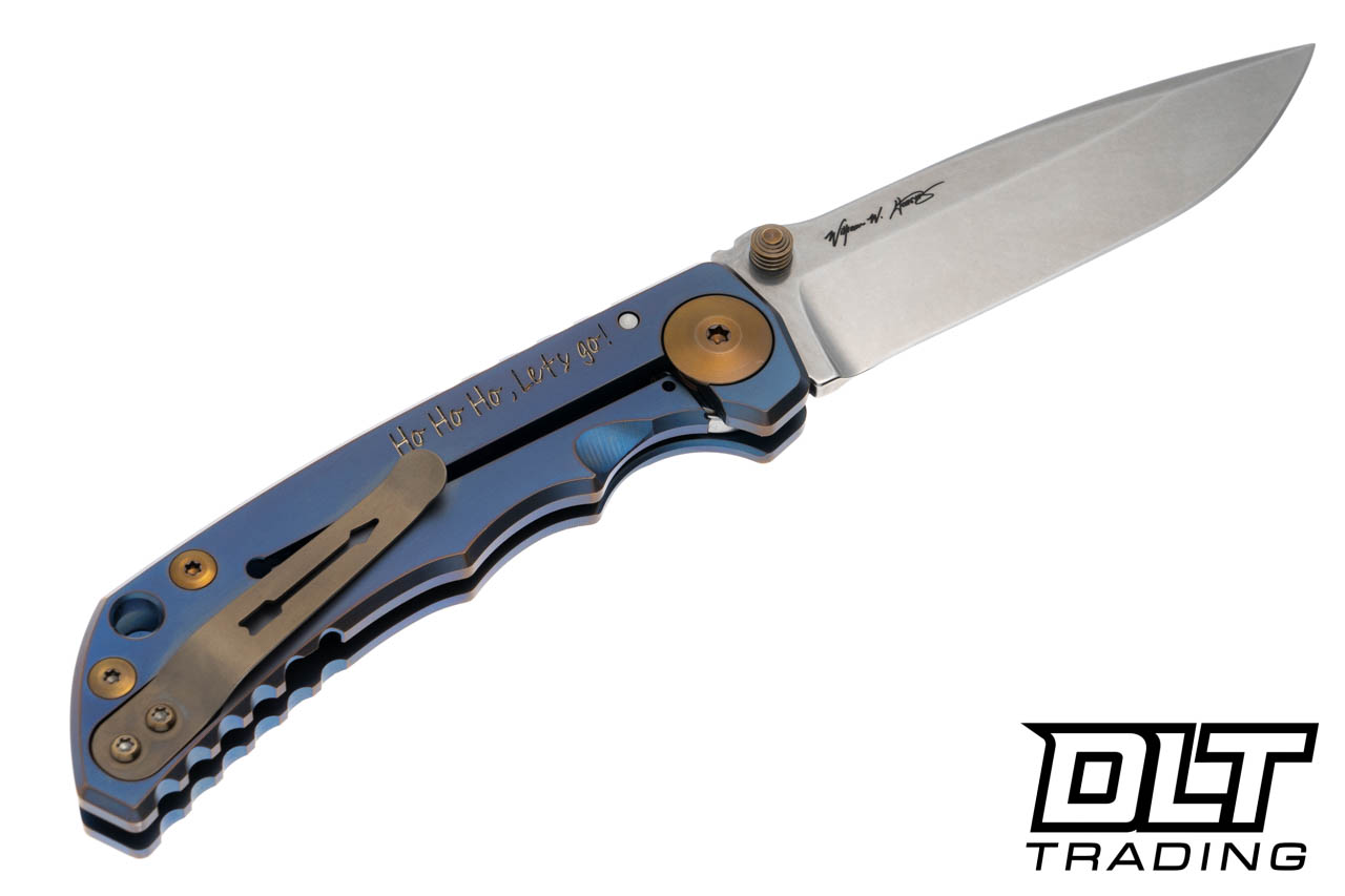 Spartan Harsey Folder MagnaCut Stonewashed Blade - Sleigh N' Spray