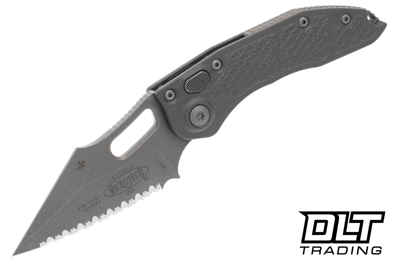 Microtech 169-12APNC Stitch S/E - Natural Clear Handle