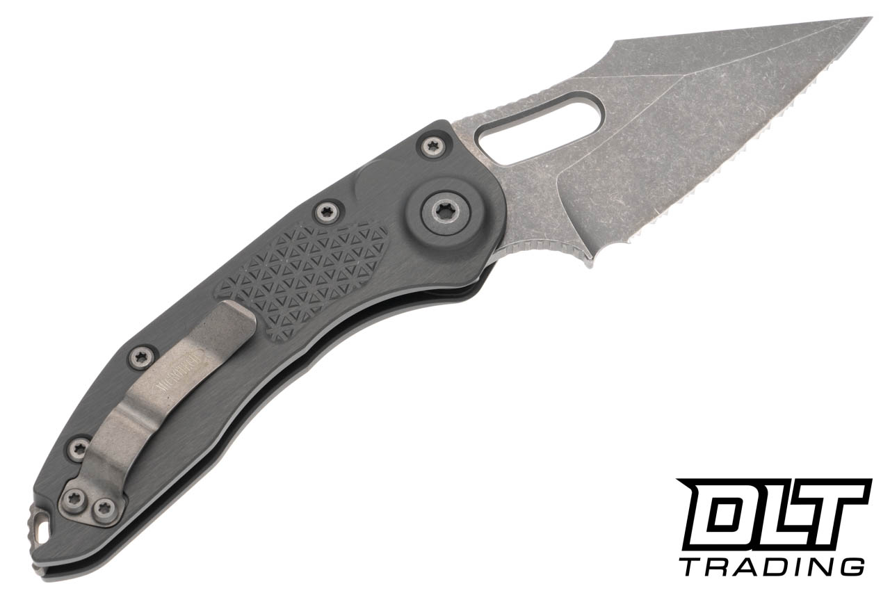 Microtech 169-12APNC Stitch S/E - Natural Clear Handle