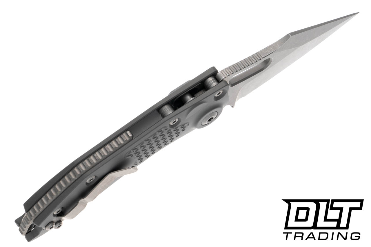 Microtech 169-12APNC Stitch S/E - Natural Clear Handle