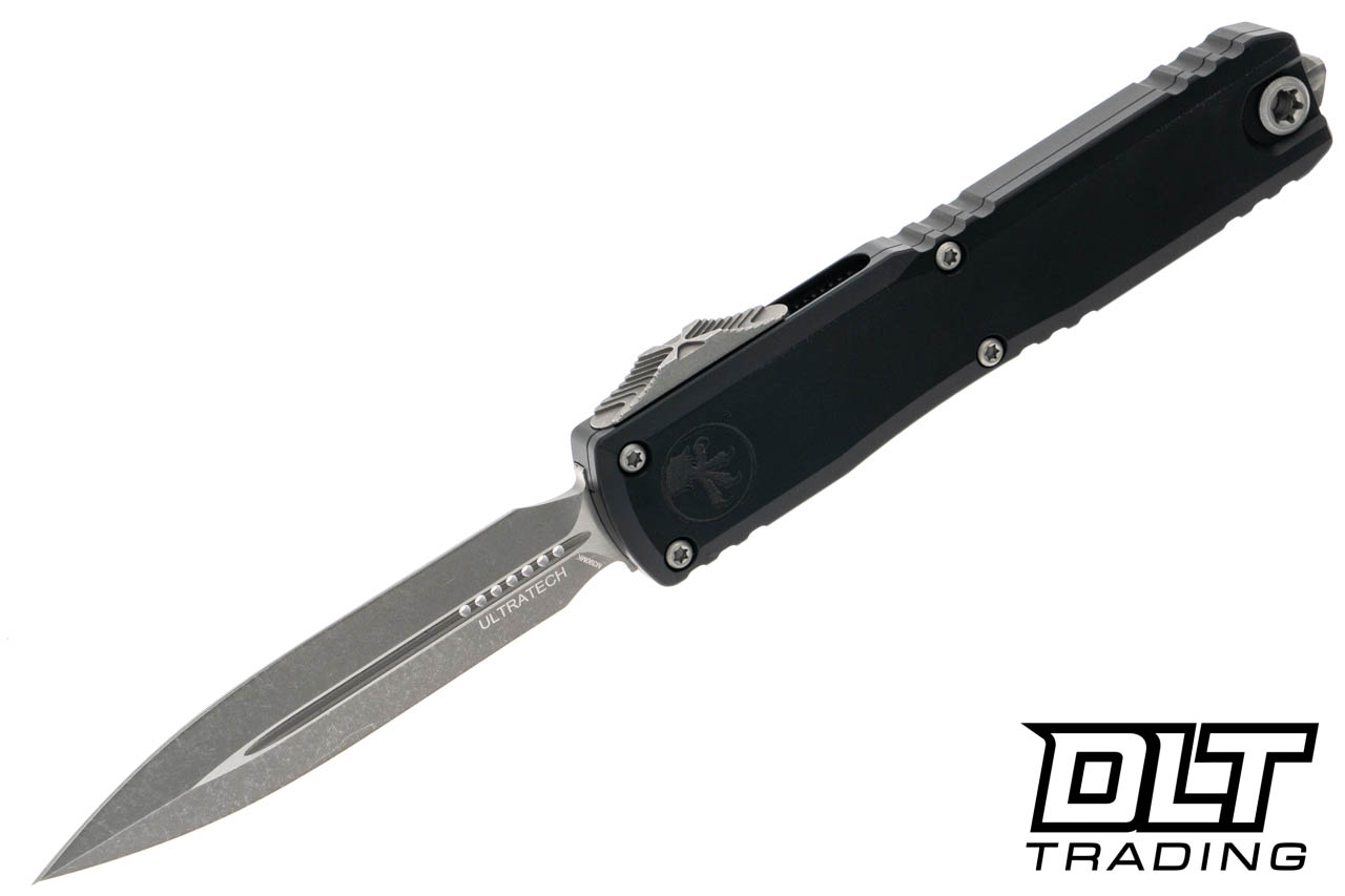 Microtech 1122-10AP Ultratech ZBP D/E - Black Handle - Apocalyptic