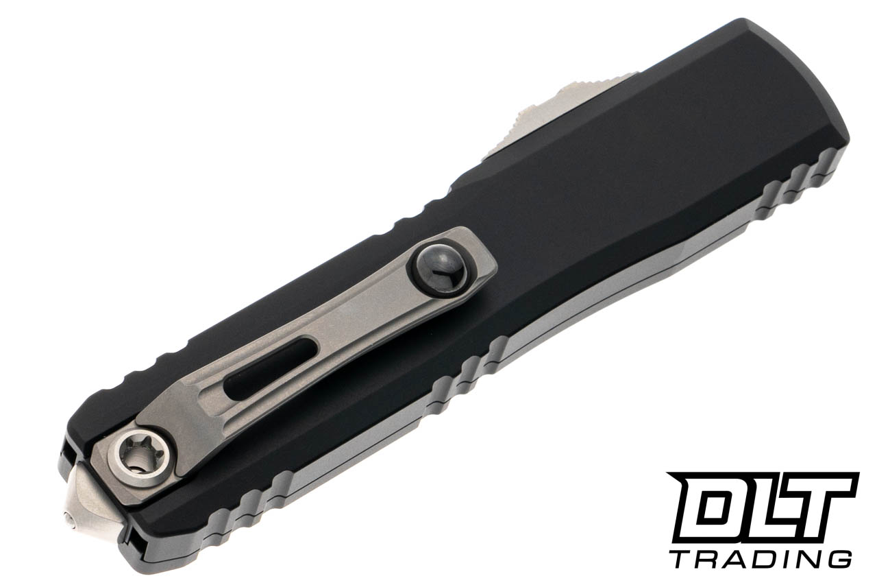 Microtech 1122-12 Ultratech ZBP D/E - Black Handle - Stonewashed