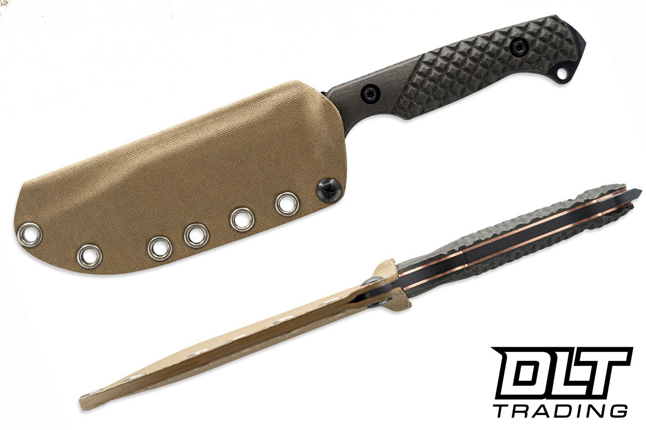 Toor Allied Crewman - Green Line Micarta - Cru-Wear Blade - DLT