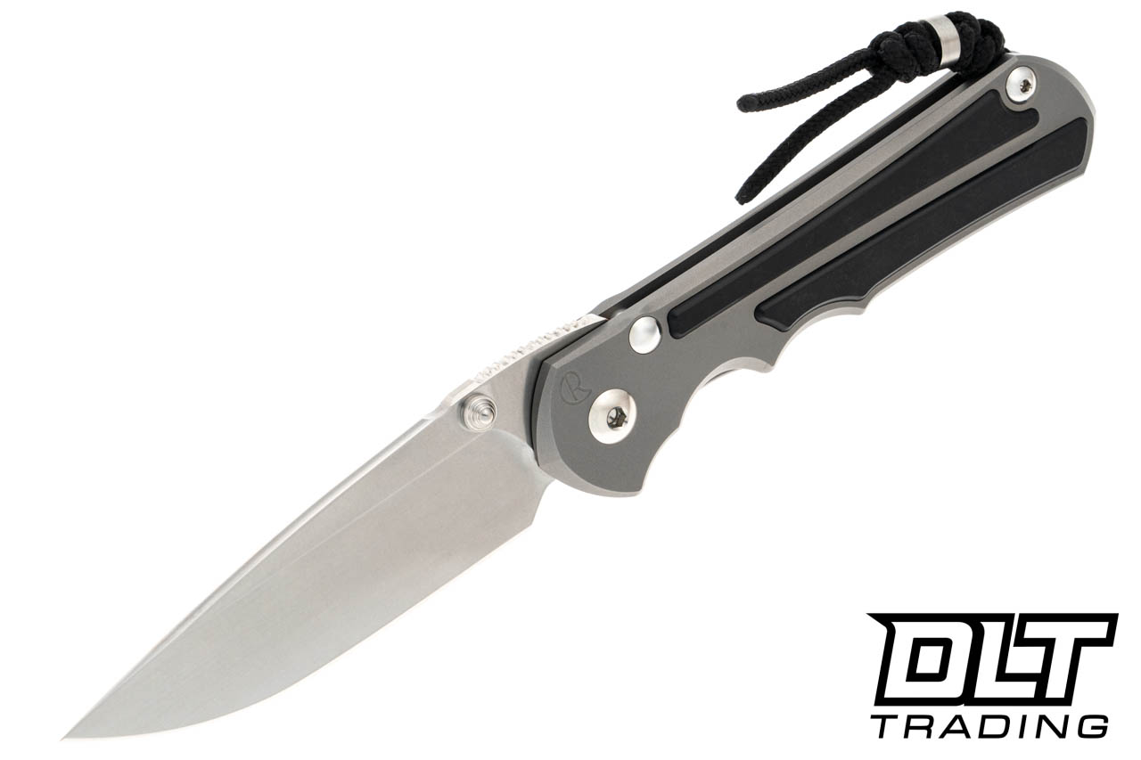 Chris Reeve Large Inkosi - Glass Bead Blasted Titanium - Black