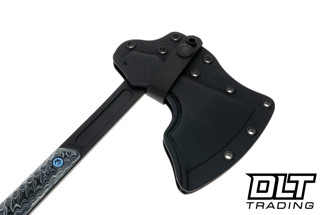 RMJ Tactical Raven 80CrV2 - Graphite Black Cerakote - Urban Camo G