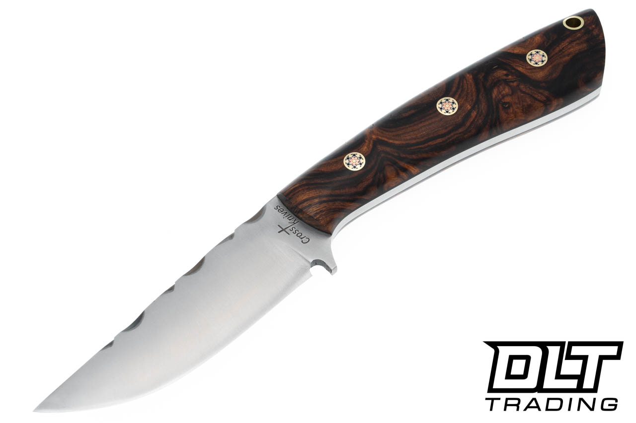 Cross Knives Lil' Whitetail - Desert Ironwood - Mosaic Pins