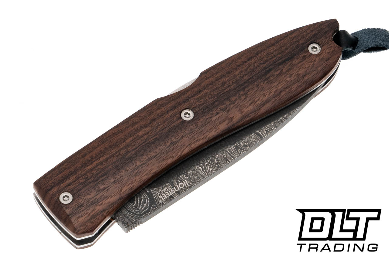 LionSteel 8800D Opera Damascus - Santos Wood - DLT Trading