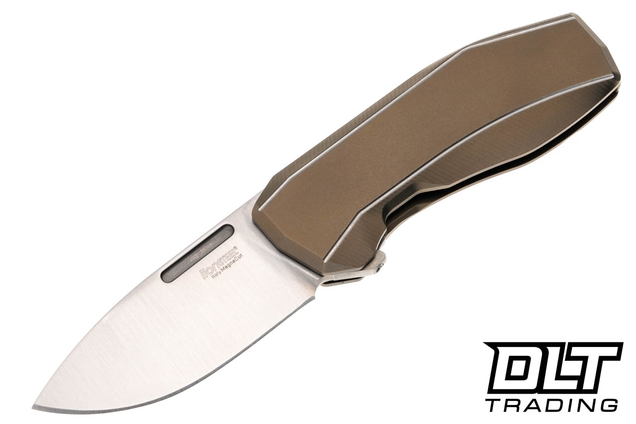 D51 盾 LionSteel N.ONE - Satin MagnaCut Blade - Bronze Titanium - DLT Trading