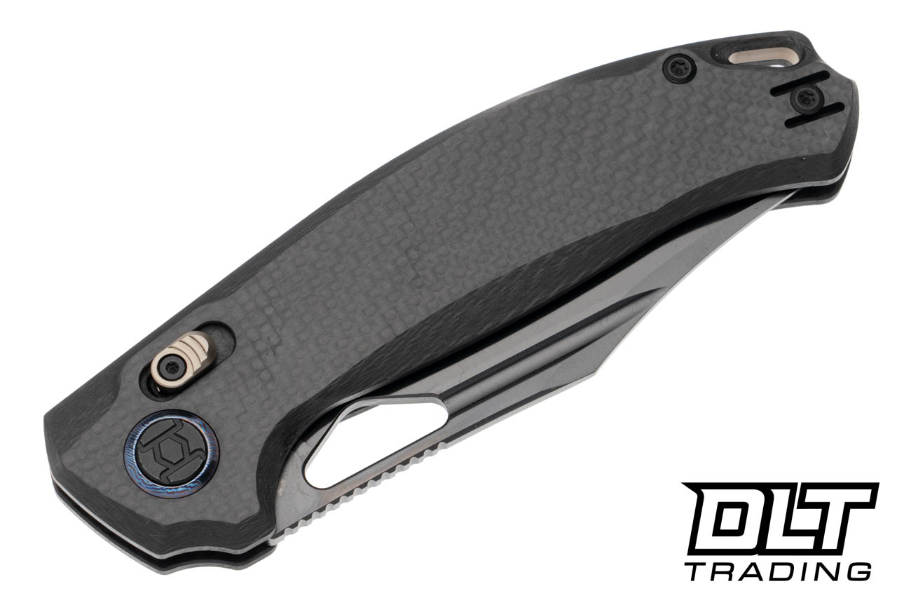 Kunwu Django XL - Carbon Fiber - Satin DLC Elmax Blade - DLT Trading
