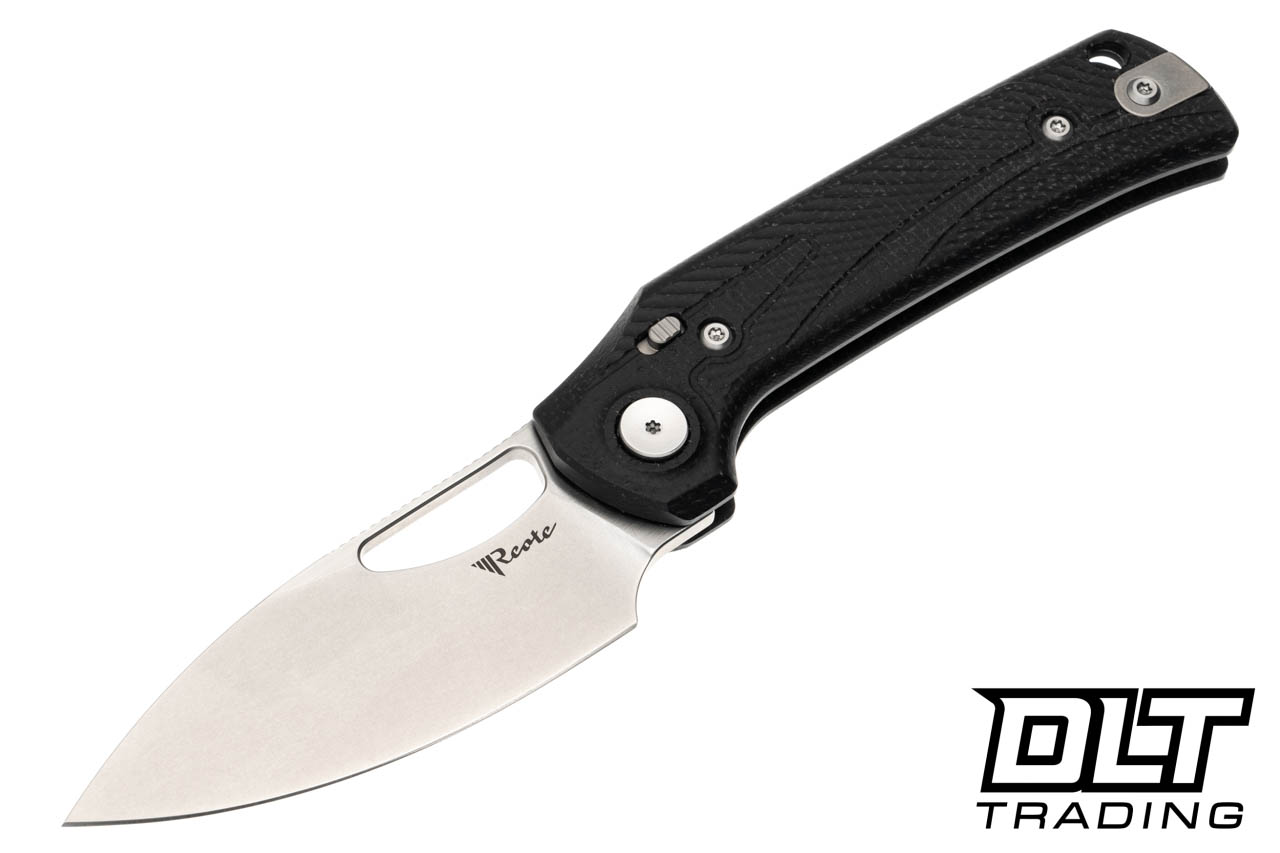 Reate PL-XE - Black Micarta - Stonewashed Blade - DLT Trading