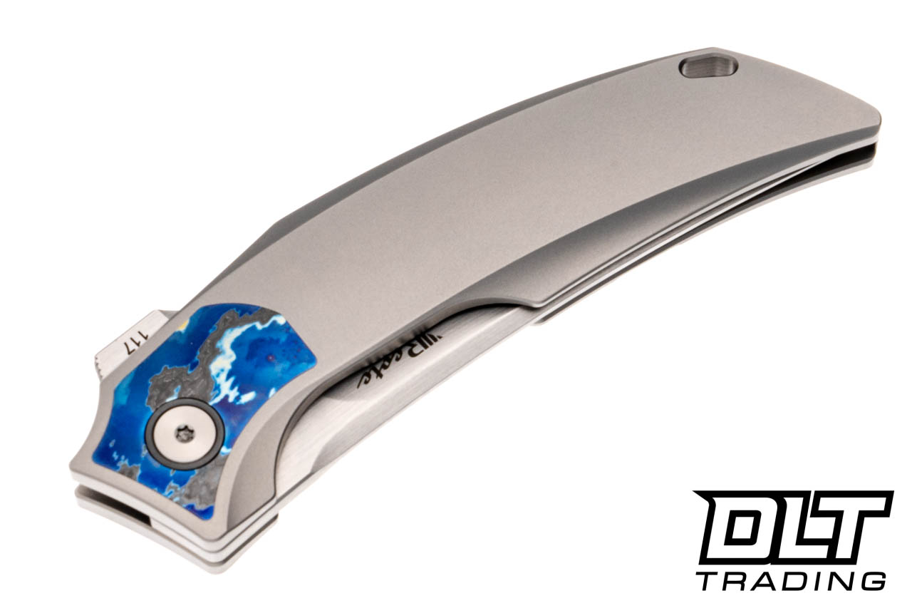 Reate Velocity - Bead Blasted Titanium - Zircuti Hardware - Hand