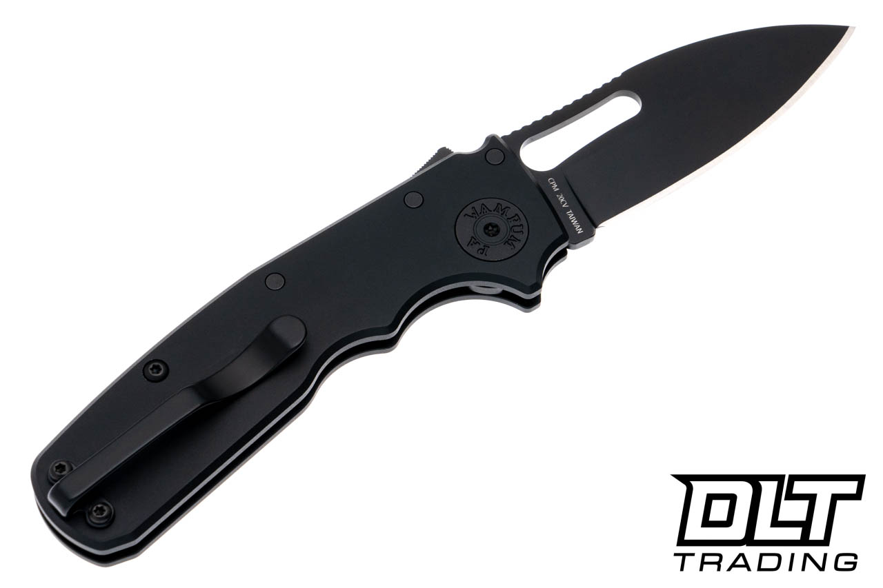 Demko Shark Cub Stealth 20CV - Slicer - Black Aluminum Handle