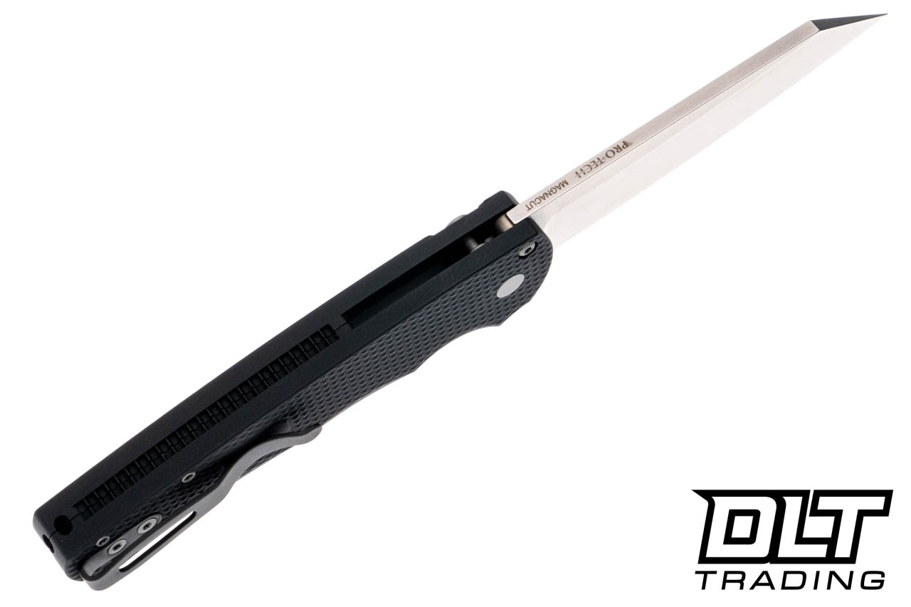 Pro-Tech Malibu Reverse Tanto - Textured Black Handle