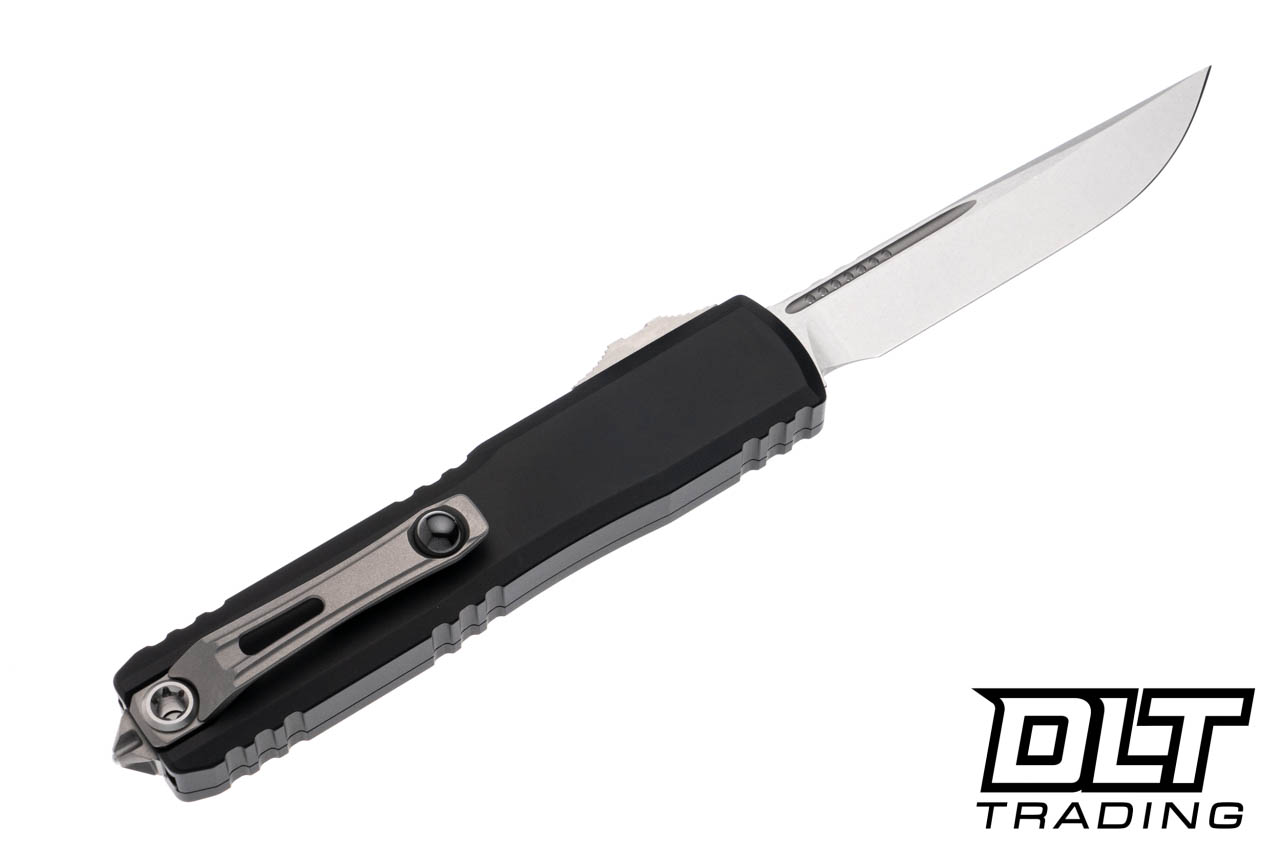 Microtech 1121-10 Ultratech ZBP S/E - Black Handle - Stonewashed