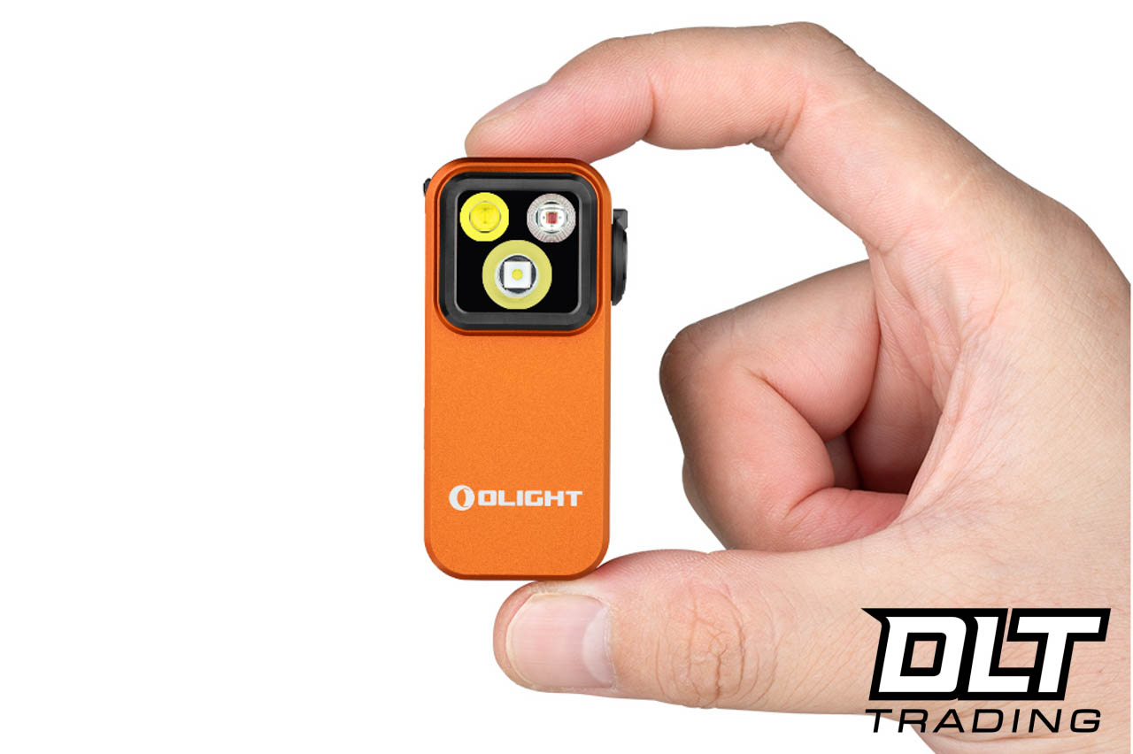 Olight Oclip Pro Clip on Flashlight with Floodlight and Red Light