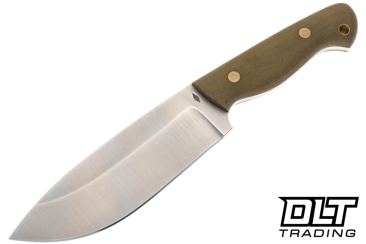 Battle Horse Big Jay - Saber - Green Micarta - Matte - Kydex