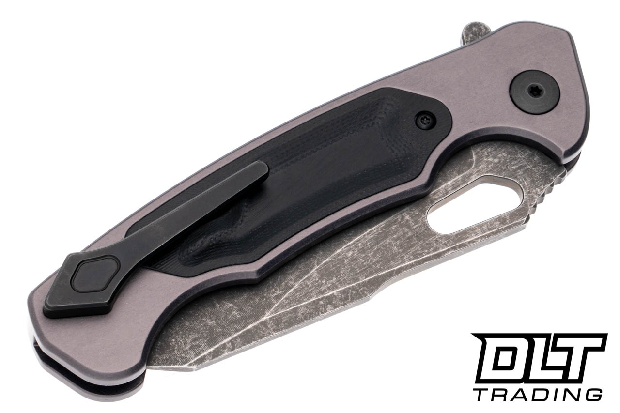 Dead Reckon Ridgeback - Dark Grey Anodized Aluminum Handle