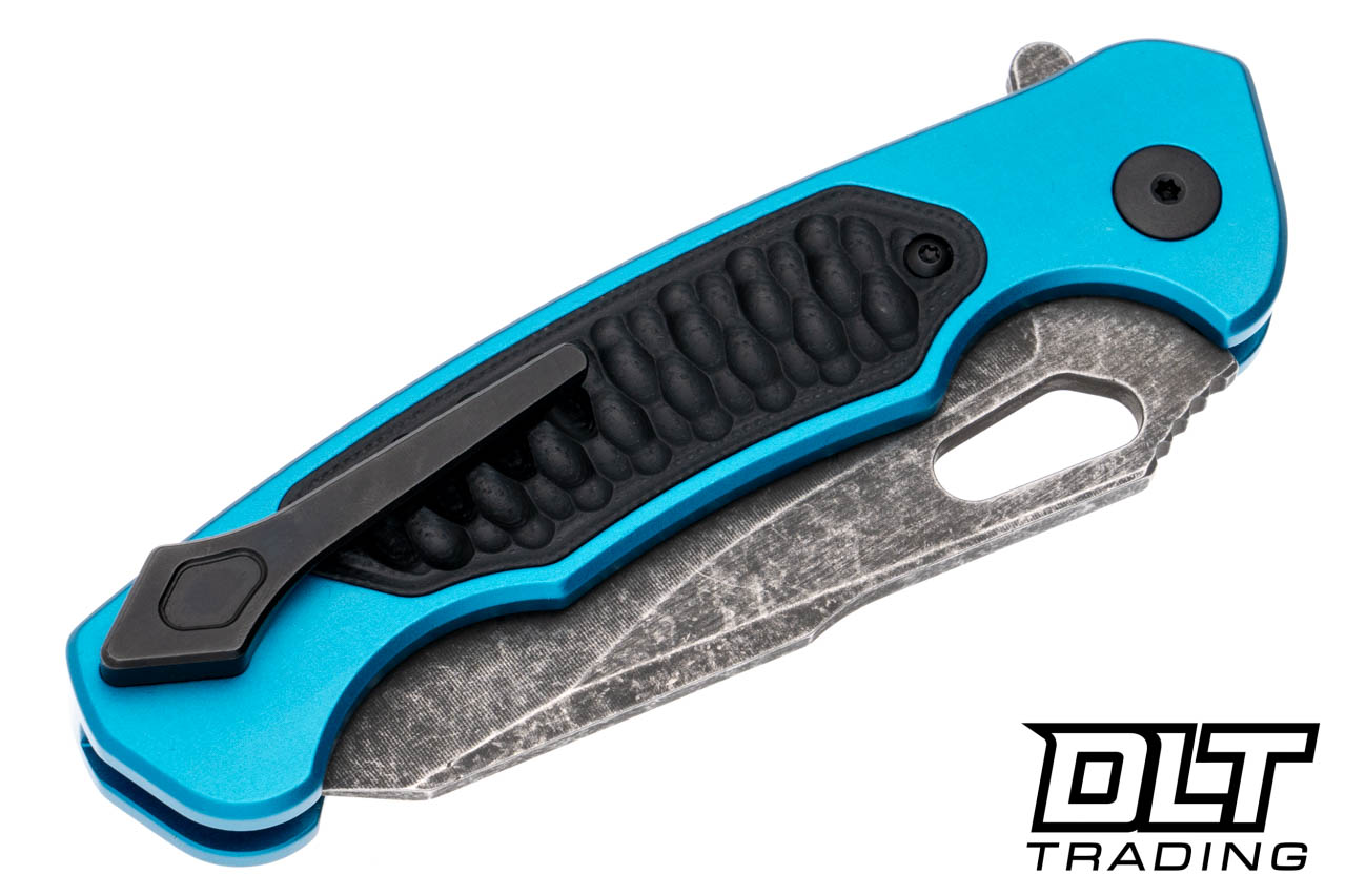 Dead Reckon Ridgeback - Turquoise Anodized Aluminum Handle