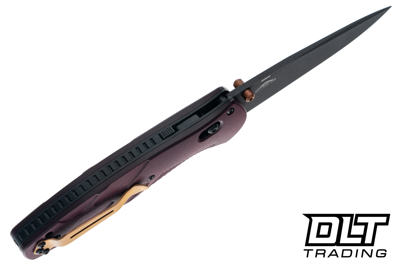 Benchmade Barrage Assisted Opening Knife Redstone Richlite S30V Steel
