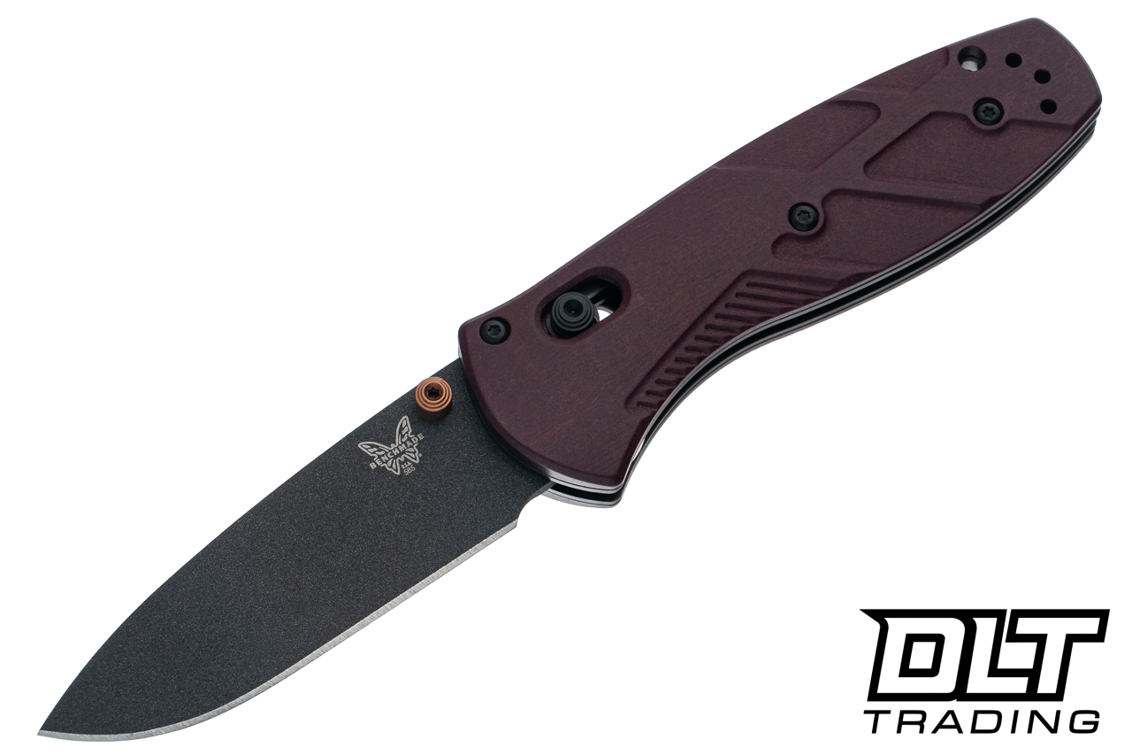 Benchmade Mini Barrage Assisted Opening Knife Redstone Richlite S30V