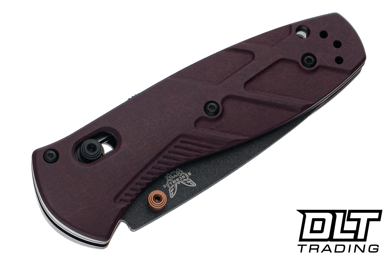 Benchmade Mini Barrage Assisted Opening Knife Redstone Richlite S30V