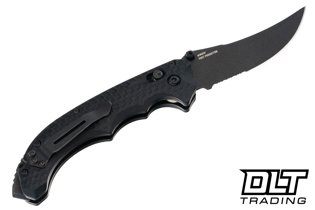 Benchmade 865SBK Mini Bedlam Serrated | CPM-S90V Tactical Folder