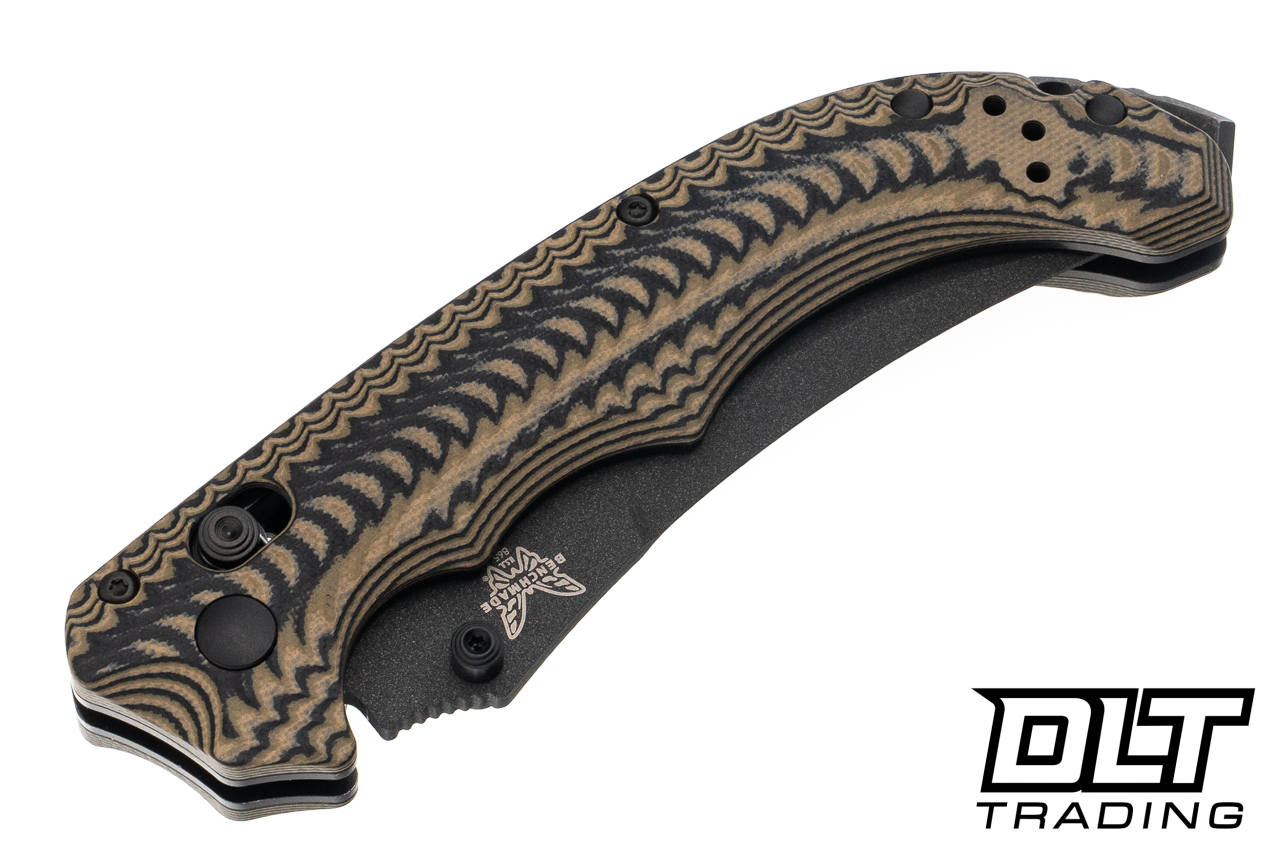 Benchmade 865BK-01 Mini Bedlam | CPM-S90V Layered G-10