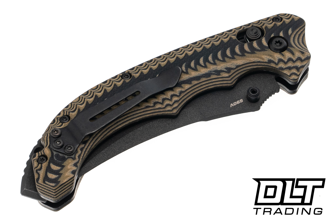 Benchmade 865BK-01 Mini Bedlam | CPM-S90V Layered G-10