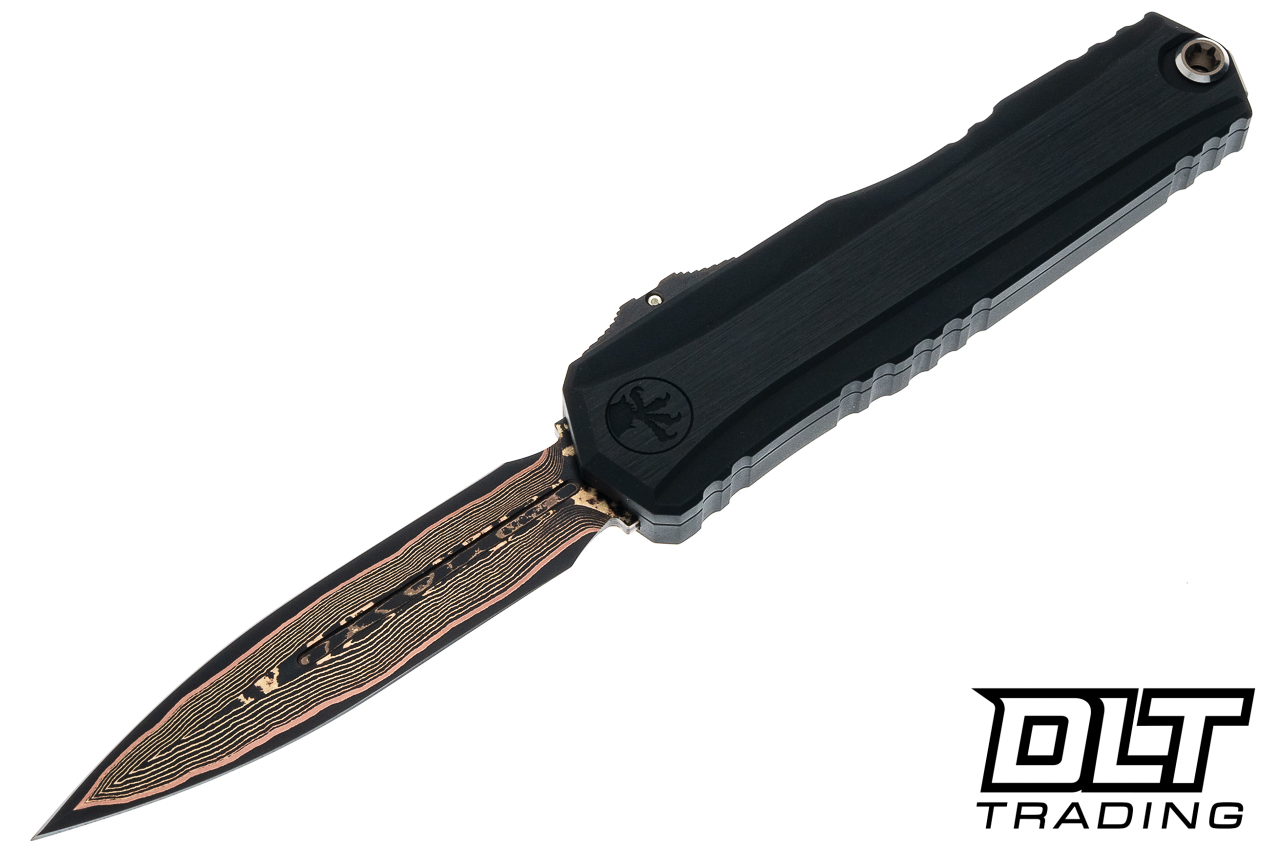 Microtech 1242-16MS1 Cypher II D/E - Black Hefted Handle - Baker